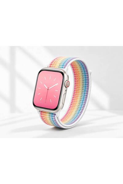 Miyole Apple Watch Uyumlu 4 5 6 7 8 9 10 Se 42 44 45 49 Mm Premium Hasır Cırt...