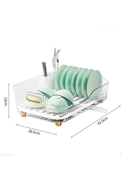 TRASSLE Dish Drying Rack,Expandable Dish Drying Rack for Kitchen Counter, Com...
