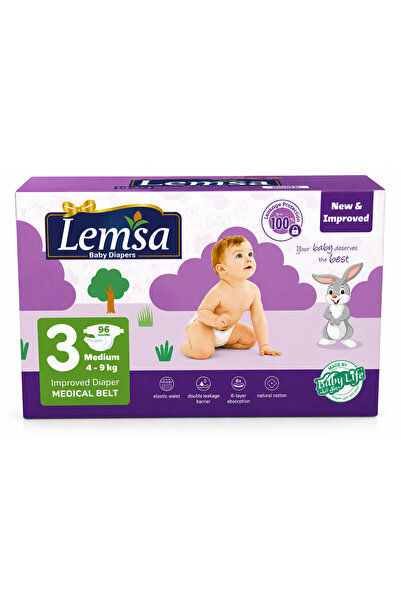 Generic Brand لمسة حفاضات أطفال مقاس 3 - 96حفاضة