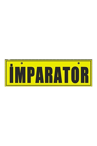 RELATOS İMPARATOR YAZILI PLASTİK Tır Kamyon Araba Ev Duvar Süsü Vantuzlu Deko...