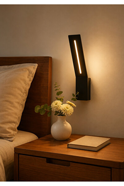 Generic Brand إضاءة حائط أسود عصرية – LED – 7 واط – 3 ألوان