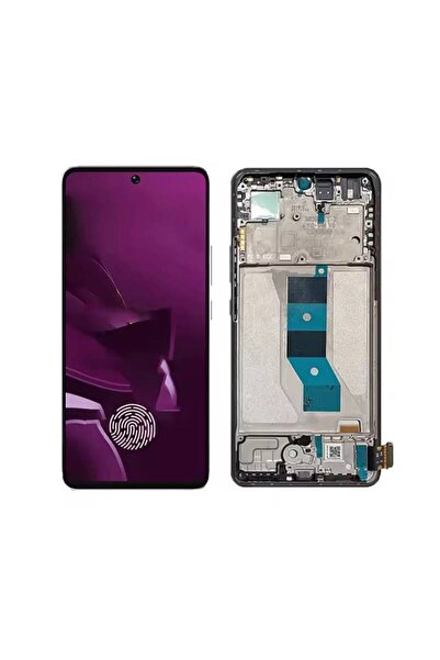 Xiaomi Γνήσια Οθόνη Και Μηχανισμός Αφής Με Πλαίσιο Για Poco M7 Pro Black (Ser...