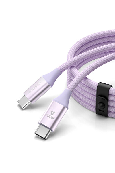 Orico Cablu USB-C 1M pentru încărcare rapidă 100W 5A pentru telefoane și lapt...