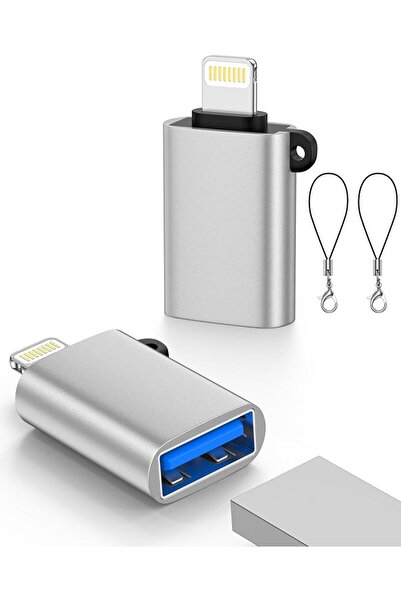 Haoano Lightning Male to USB Female Adapter, USB to iPhone OTG Dongle Adapter...