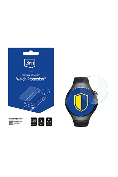 3MK Protecție ecran tip arc pentru Huawei Watch 5 46mm, sticlă cu protecție i...