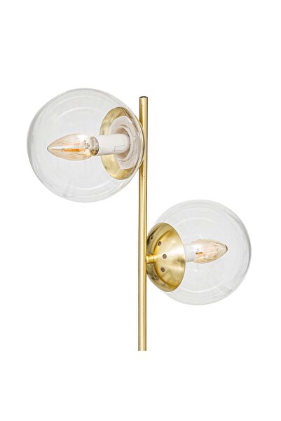 Atmosphera Lampă "Colectionarul" - Sticlă, auriu, H.48 cm