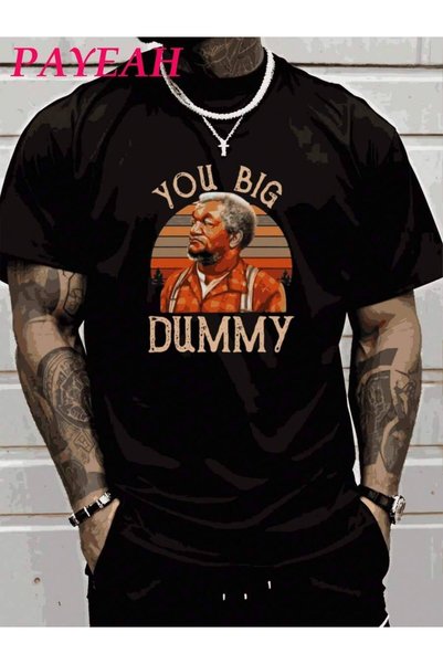 NOURAM قميص PAYEAH Fred Sanford You Big Dummy Vintage (قطعة واحدة) 100% قطن ث...