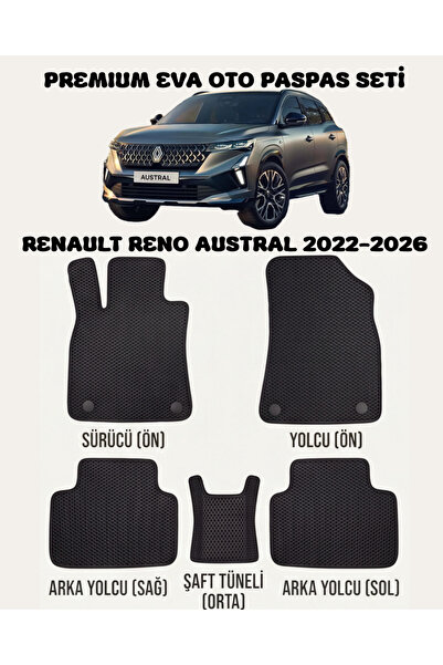 8D OTO PASPASI RENAULT RENO AUSTRAL SERİSİ 2022 - 2026 ARACA ÖZEL PREMİUM EVA...
