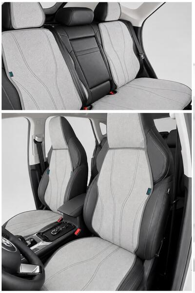Bod Tralles Series Thai Feather Pocketed Car Seat Cushion Set Seat Protection...