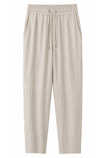 Sezgi Tekin Stone Pants with Wrinkle Effect