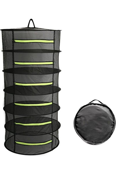 STARSTAR 6-layer herb drying net, U-shaped zipper, for hanging herbs, plants,...