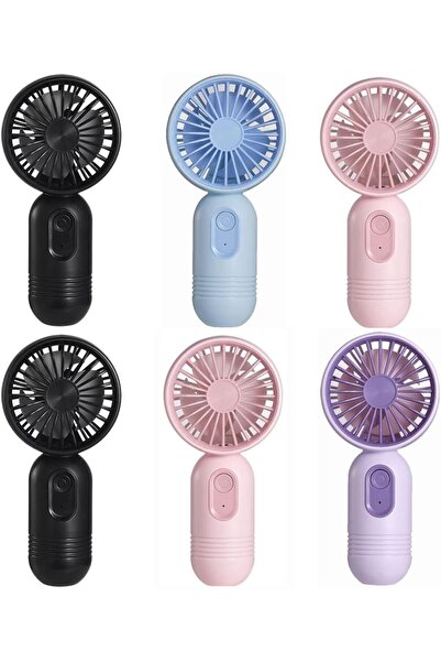 Morvena Picks Pachet de 6 mini ventilatoare personale portabile, reîncărcabil...