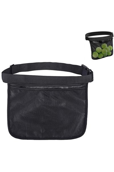 STARSTAR 1-Piece Adjustable Zipper Mesh Waist Bag & Tennis, Pickle & Golf Bal...