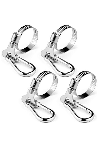 STARSTAR Flagpole clip, stainless steel flagpole ring with mosquito clip, adj...