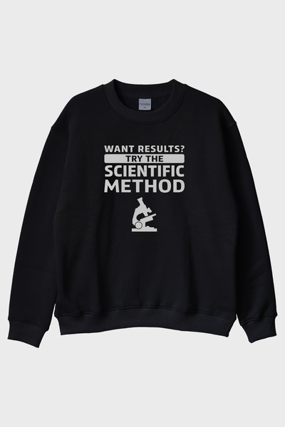 lofux هل تريد النتائج؟ جرب سترة Scientific Method مطبوع ذات الرقبة الدائرية ب...