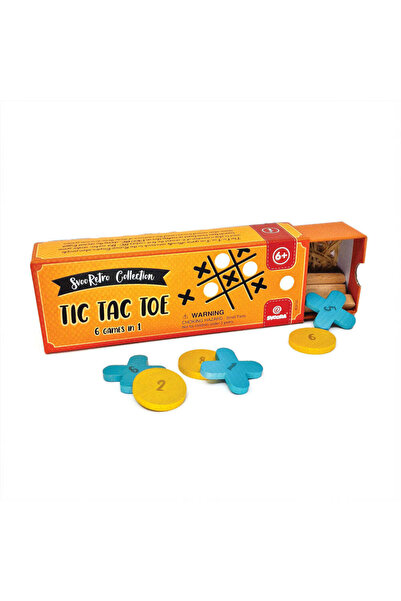 Svoora SvooRetro Tic Tac Toe - 6 ألعاب في واحد (خشب)