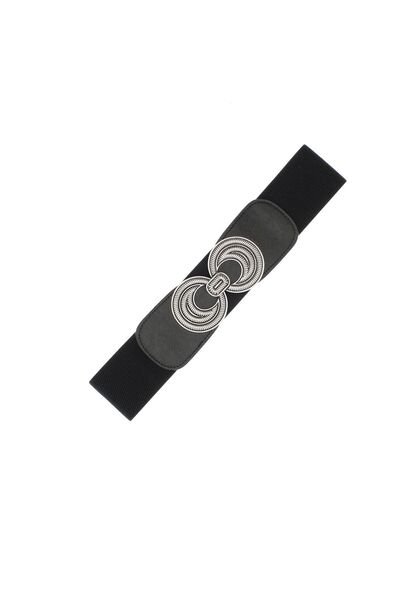 ButicCochet Curea lată tip brâu pentru femei, din material elastic, Buticcoch...