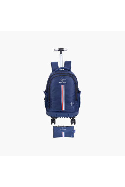 Mustang 2-Piece Trolley Bag for Boys 13+ Years with Pencil Case - 18 Inch