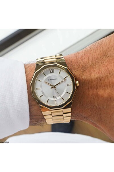 Chaperone Ch002728 Men's Wristwatch with Steel Strap