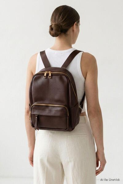 Rays Women's Backpack with Side Pockets 9358 Bitter Brown