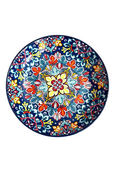 Ceramica Martinescu Farfurie,platou ceramic albastru pentru servire si mancar...
