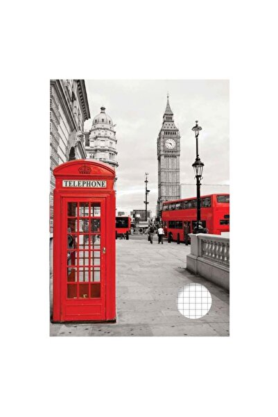 OEM Caiet de matematică A5, copertă model Londra