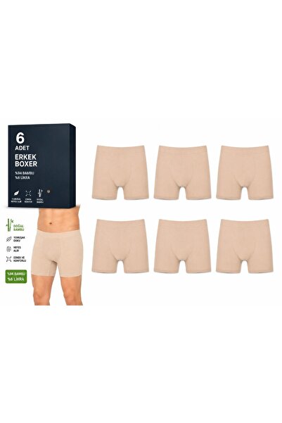 Yıldız Çamaşır Boxeri din lycra de bambus pentru bărbați (320-324) - 6 bucăți
