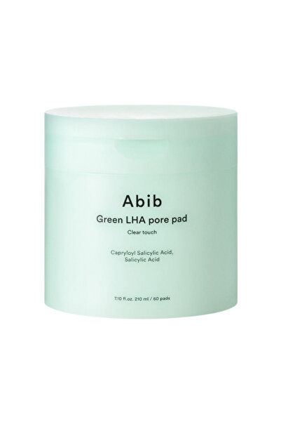 Abib Green LHA Pore Pad Clear Touch 60 - Pachet de dischete de curățare facială