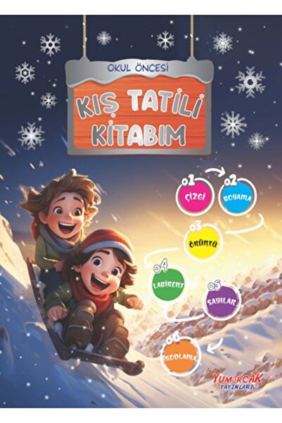 Yumurcak Yayınları كتاب عطلة الشتاء الخاص بي