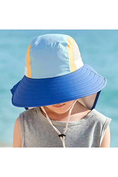 STARSTAR Summer sun hat for children and girls, wide-brimmed bucket hat with ...