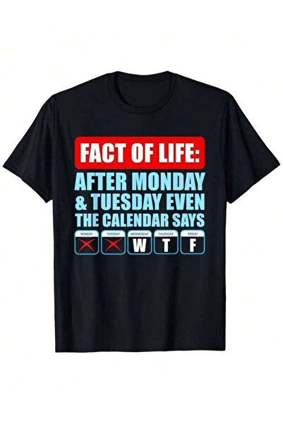 LİNA06 Monday Tuesday After The Calendar Even Writes "" Funny And Women'S Cas...