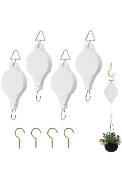 STARSTAR Four plant hanging hooks with retractable casters. Suitable for hang...