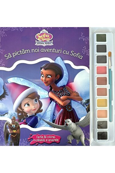 Litera Disney. Sofia Intai. Insulele mistice. Sa pictam noi aventuri cu Sofia...