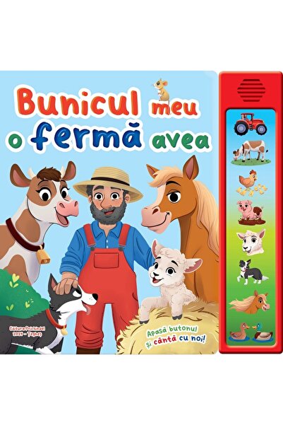 PRICHINDEL Carte cu sunete. Bunicul meu o ferma avea