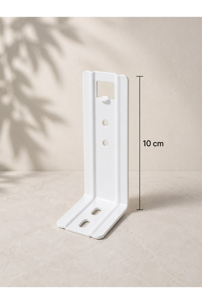 VOLPER MEKANİK Stor ve Zebra Perde Duvar Montaj Aparatı L Ayak 10 Cm ( Beyaz )