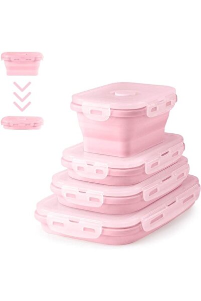STARSTAR Foldable silicone lunch boxes - suitable for food storage - 4-pack -...