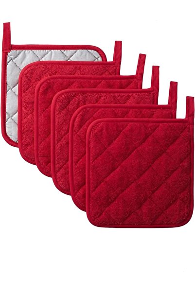 STARSTAR set of 6 heat-resistant mats, including silver-coated square placema...