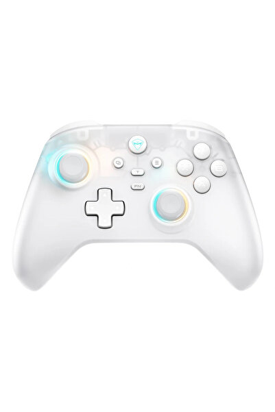 Machenike Controler wireless G3 V2 pentru Xbox, PC, Playstation, versiune albă