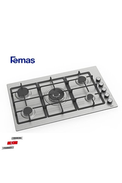 Femaş موقد غاز مدمج 90 سم - 5 شعلات ساباف - صناعة تركية - وكيل مطبخ لاين
