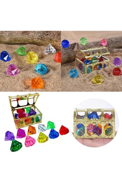 STARSTAR 10 Acrylic Gemstone Ornaments - Gemstone Toys - Large Diving Gemston...