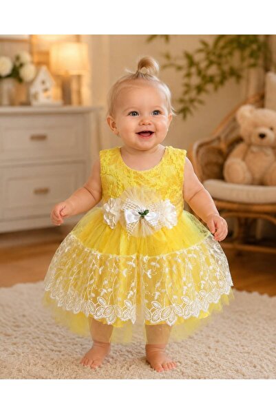 Harry&Millie Baby Girl Lace Dress Wedding Religious Ceremony Dress Baby Gift