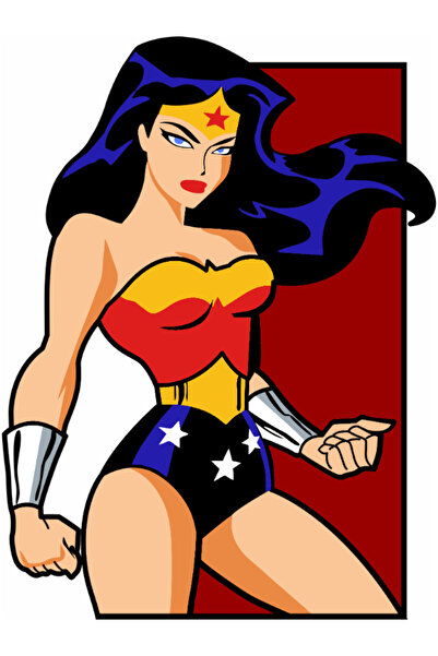 Gabcom Tablou Multilayer din Lemn – Wonder Woman – Dimensiune 30 x 20 cm, Dec...