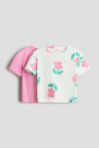 H&M عبوة من 2 قميص قطني