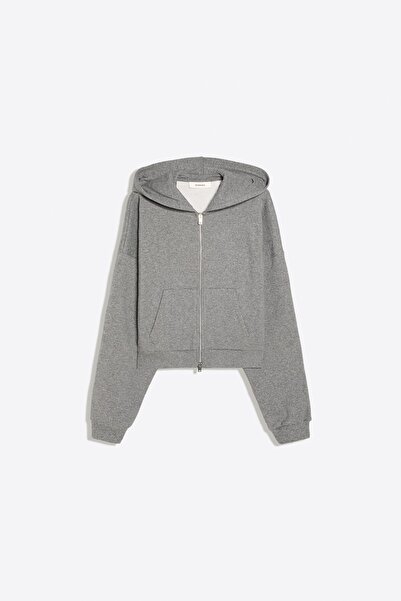 Bershka Işıltılı kapüşonlu sweatshirt