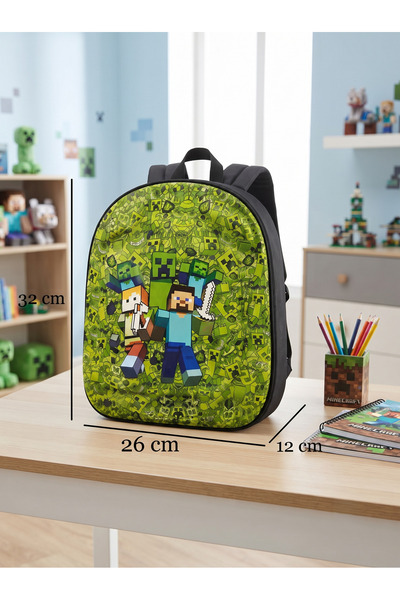 Shopiolog 3D Embossed Kindergarten Nursery and Daily Use Bag Backpack 2-6 Years
