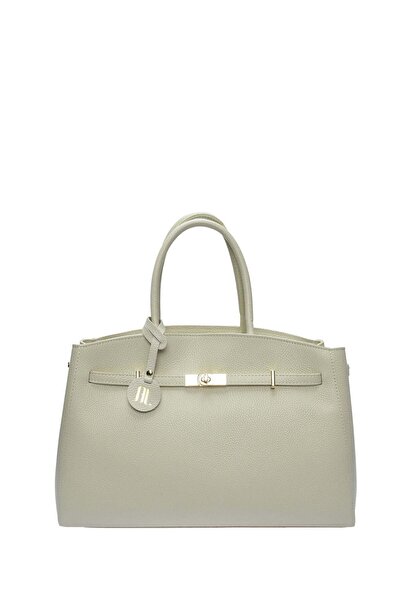 SimpleFind Anna Luchini Geanta piele -DACIANA-Bej,Geanta de mana piele natura...