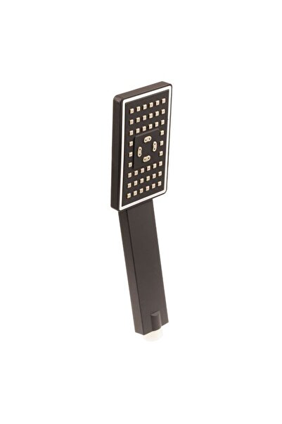 BAMI NETWORK Cap de dus modern negru din plastic 23.5 cm baie