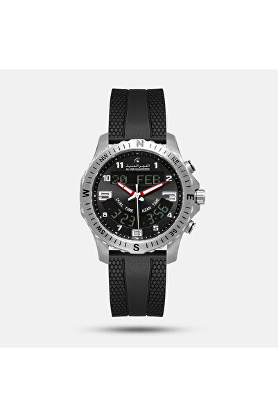 Generic Brand Modern Dawn Watch with Two Time Zones