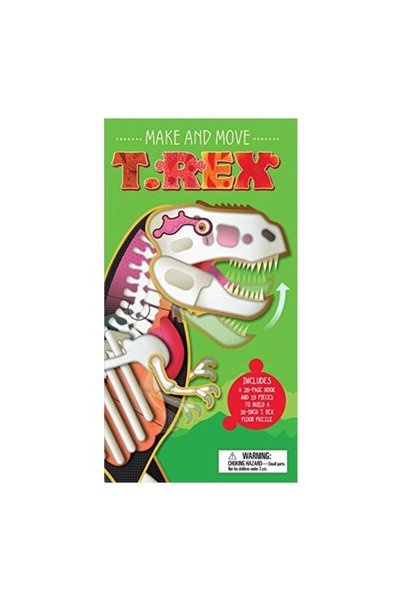Silver Dolphin Books Construiește și Mișcă: T Rex