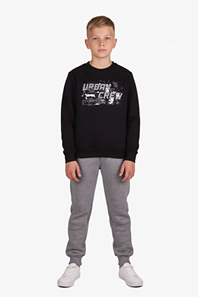 JOYCE Σετ φόρμας αγόρι 2664121 "Urban Crew" μαύρο